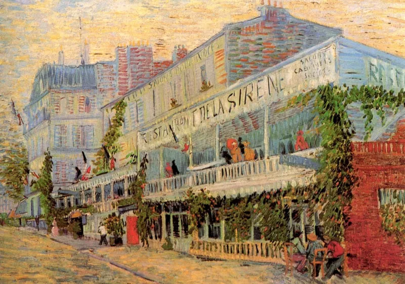 Vincent Van Gogh - Restaurant de la Sirène à Asnières, 1887