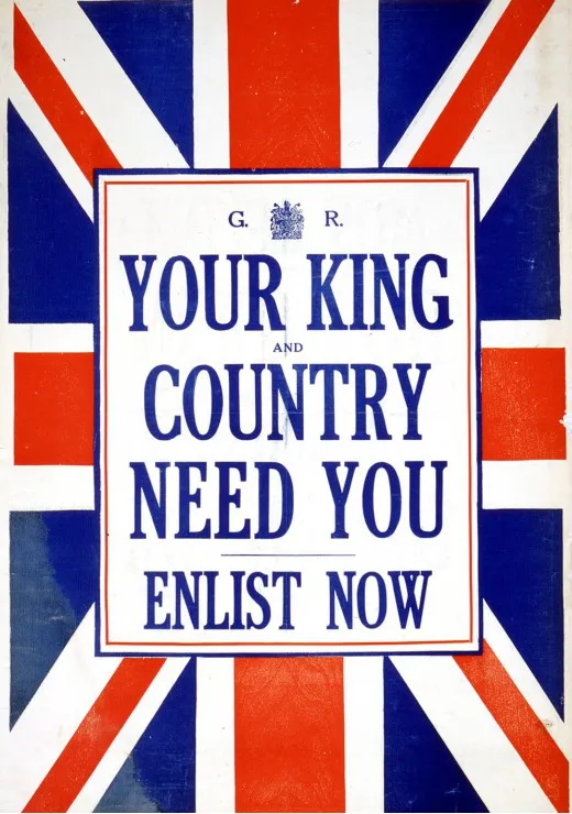 Affiche de Recrutement de l'Armée Britanique, 1914