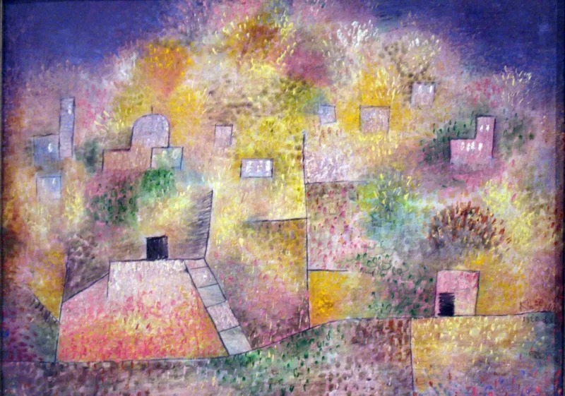 Paul Klee : Jardin d'agrément oriental, 1925