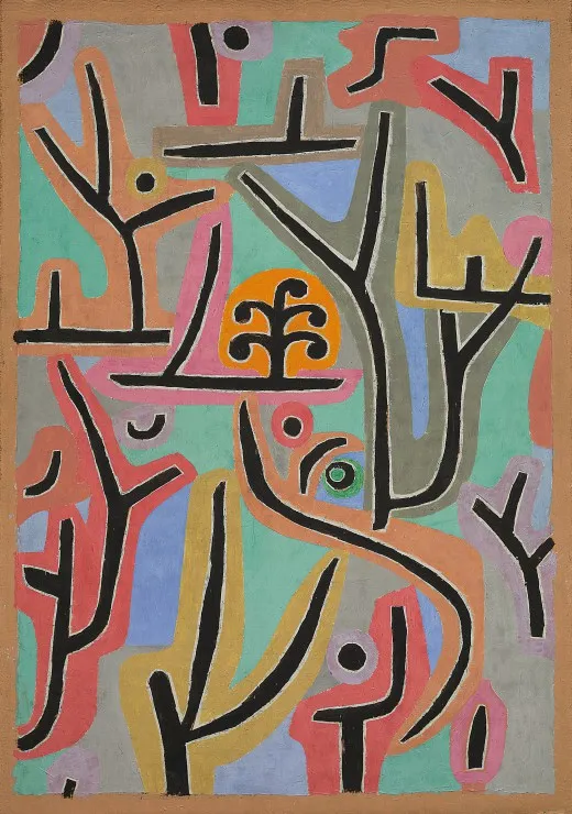 Paul Klee : Parc près de Lu, 1938
