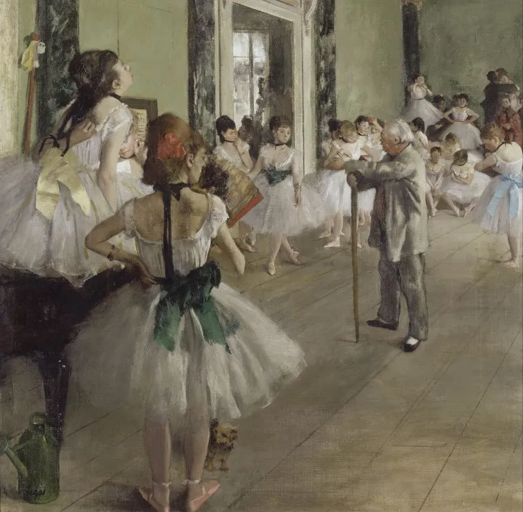 Edgar Degas : La classe de danse, 1871-1874