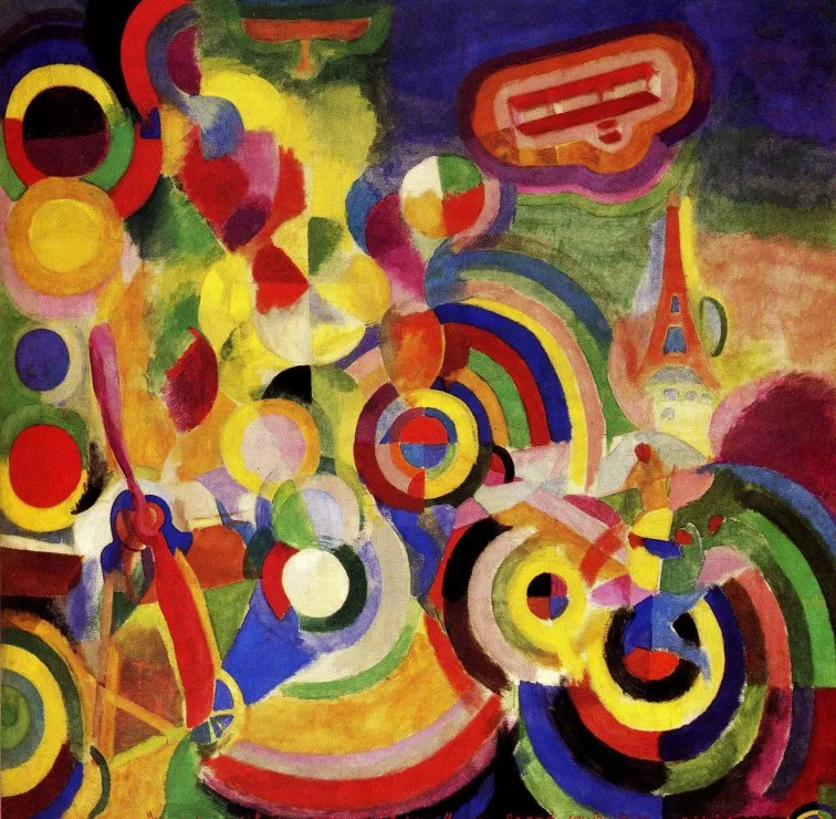 Robert Delaunay : Hommage à Blériot, 1914