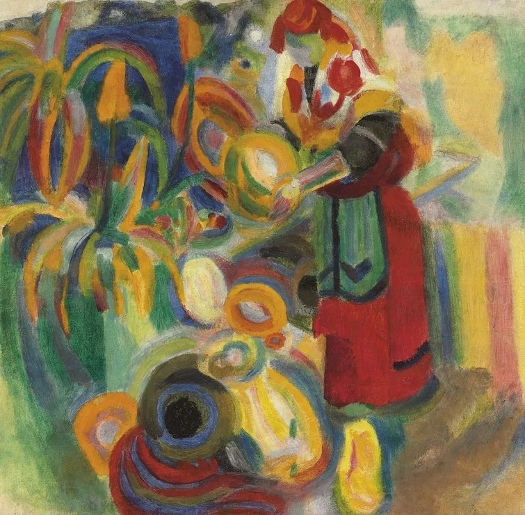 Robert Delaunay : La Grande Portugaise, 1915