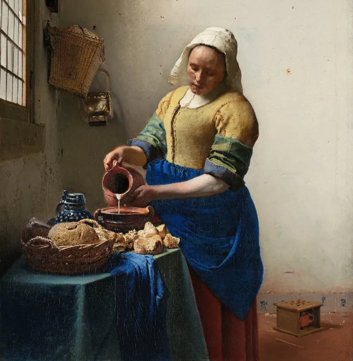 Vermeer Johannes : La Laitière, 1658-1661