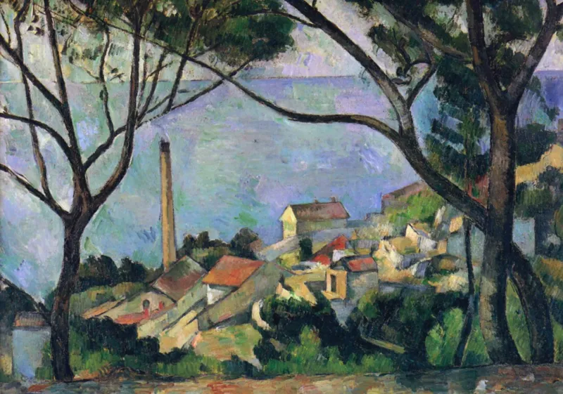 Paul Cézanne : Vue de l'Estaque
