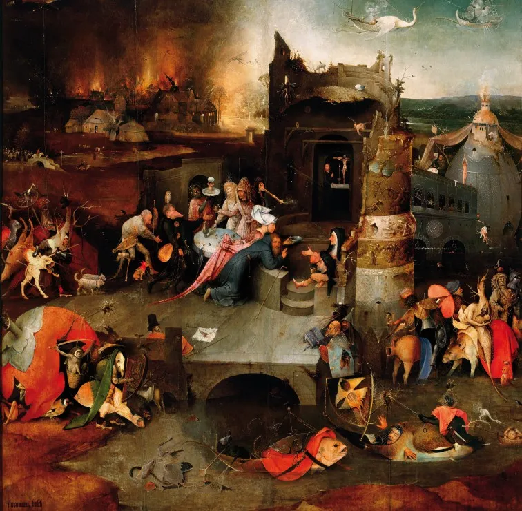 Bosch : La Tentation de Saint Antoine, 1495-1515