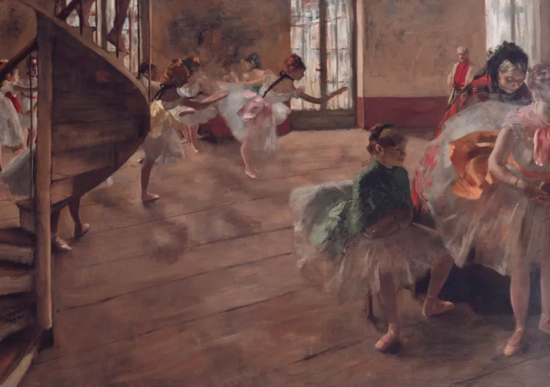 Edgar Degas : La Répétition, 1874