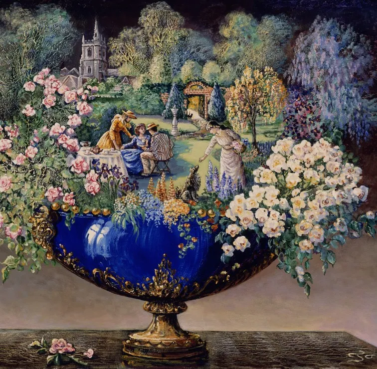 Josephine Wall - Afternoon Tea