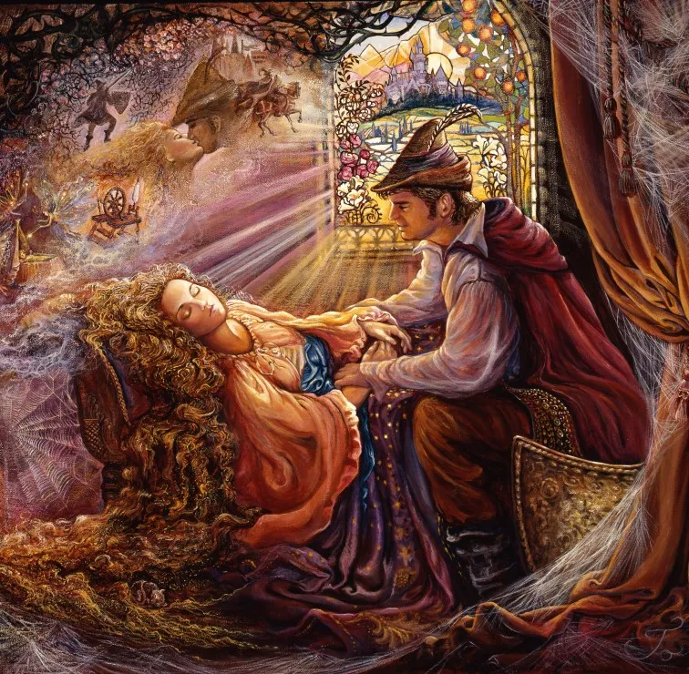 Josephine Wall - La Belle au Bois dormant