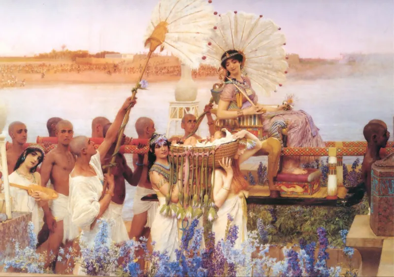 Sir Lawrence Alma-Tadema : The Finding of Moses