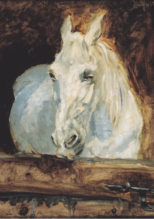 Henri de Toulouse-Lautrec : Cheval Blanc Gazelle, 1881