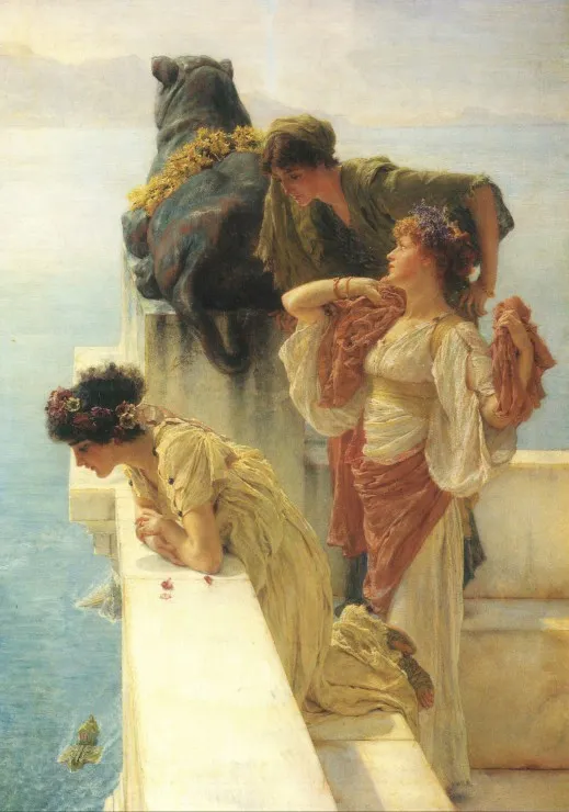 Sir Lawrence Alma-Tadema : A Coign of Vantage, 1895