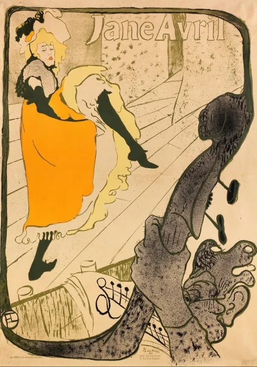 Henri de Toulouse-Lautrec : Jane Avril, 1893