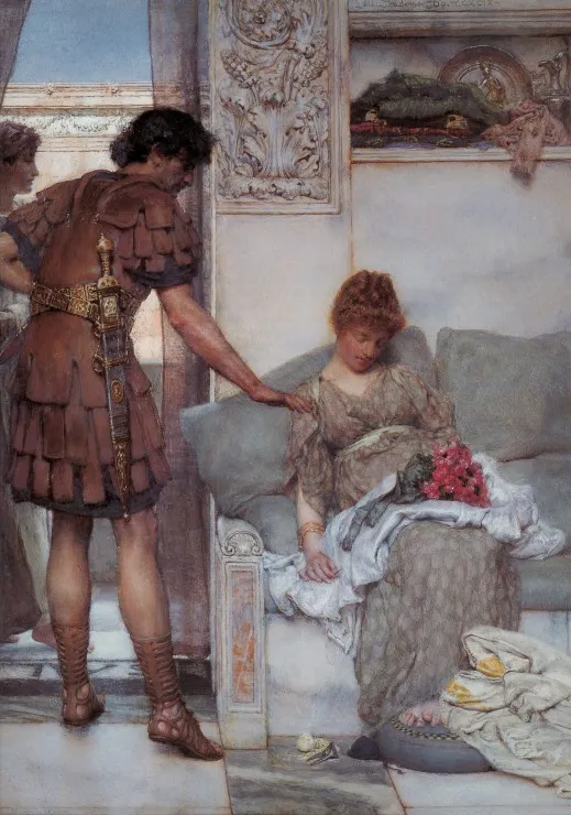Sir Lawrence Alma-Tadema : A Silent Greeting