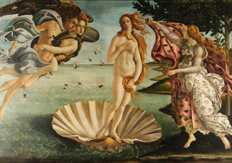 Botticelli Sandro : La Naissance de Vénus, 1486