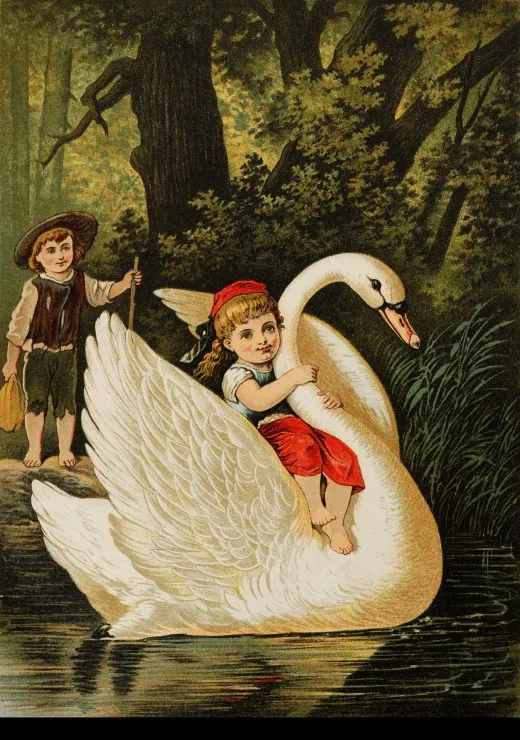 Carl Offterdinger : Hansel et Gretel, fin XIXe Siècle