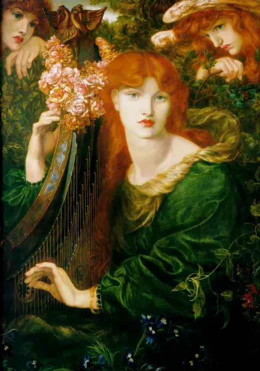 Dante Gabriel Rossetti : La Ghirlandata, 1873