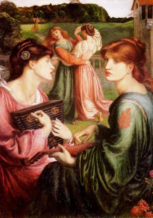Dante Gabriel Rossetti : Le Boudoir dans la Prairie, 1872