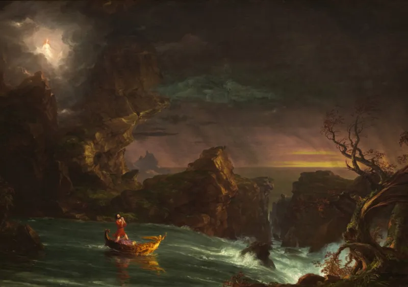 Thomas Cole : Le voyage de la Vie - L'Age Adulte, 1842