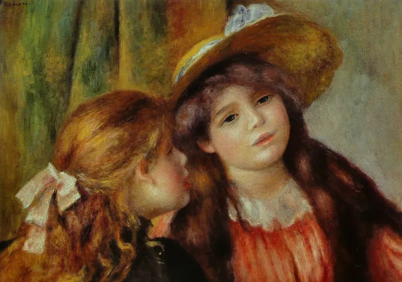 Auguste Renoir : Portrait de deux Fillettes, 1880