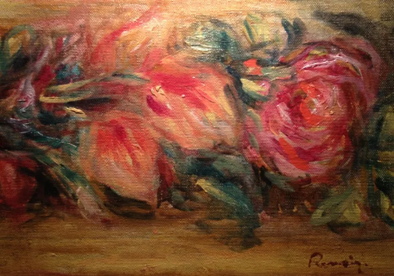 Auguste Renoir : Fleurs (Photo Happiness2013)