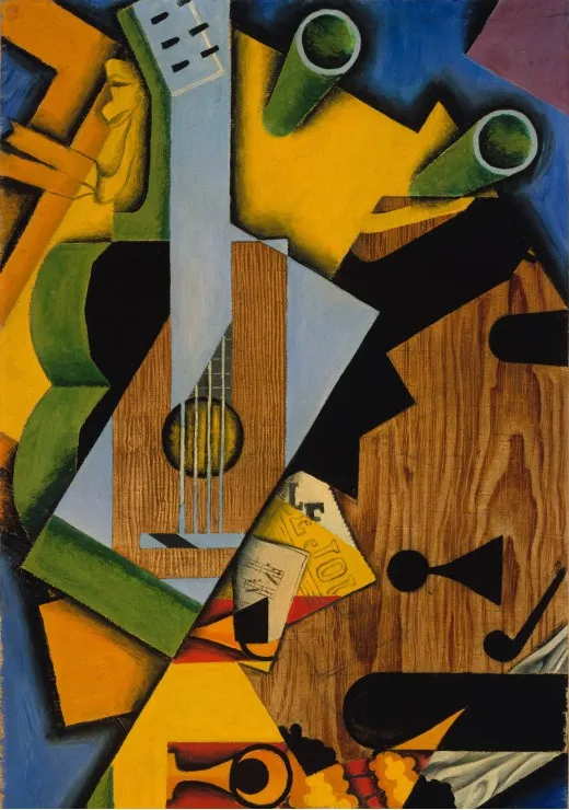 Juan Gris : Still Life with a Guitar, 1913