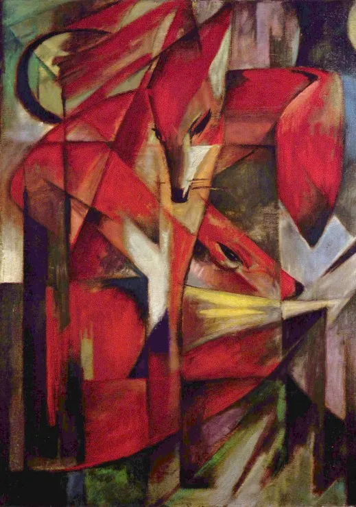 Franz Marc : Füchse, 1913