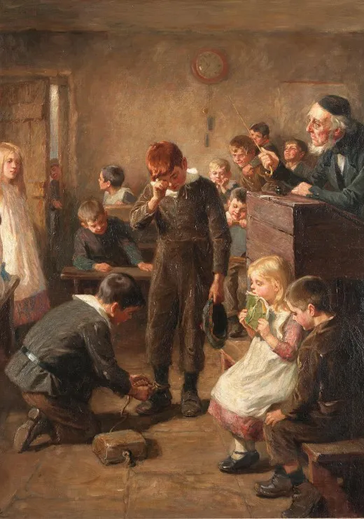 Ralph Hedley : The Truant's Log, 1899