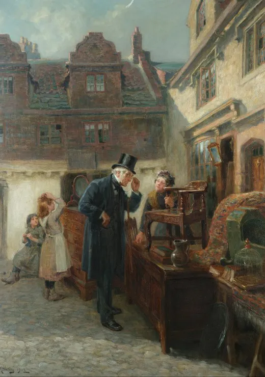 Ralph Hedley : Real Antique, 1902