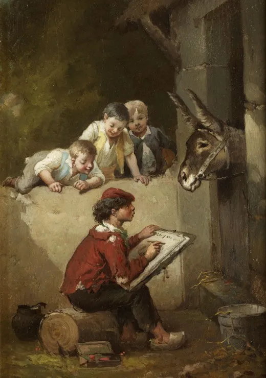 François-Louis Lanfant de Metz : Le Jeune Peintre, 1892