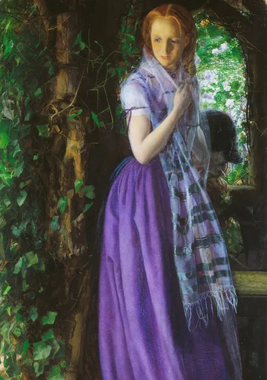 Arthur Hughes : April Love, 1855