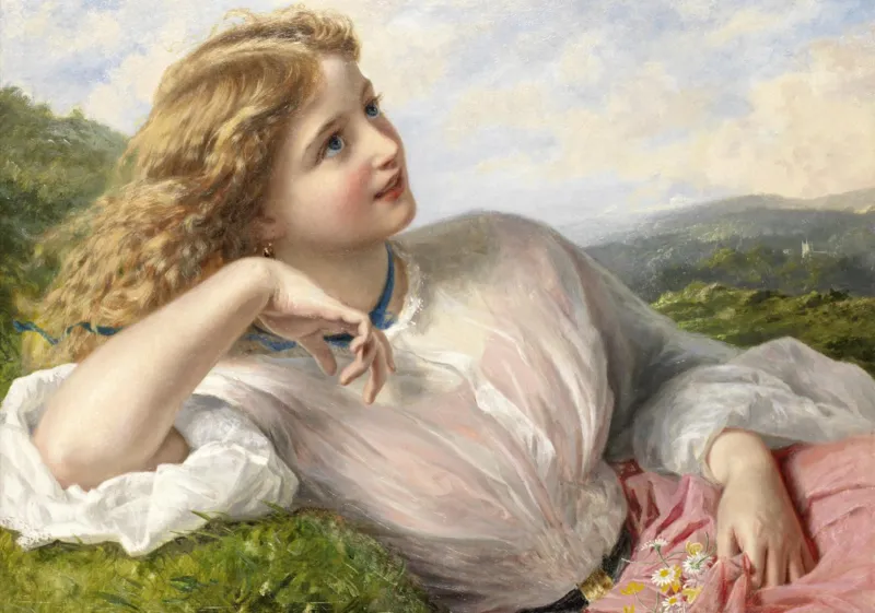 Sophie Gengembre Anderson : The Song of the Lark, 1903