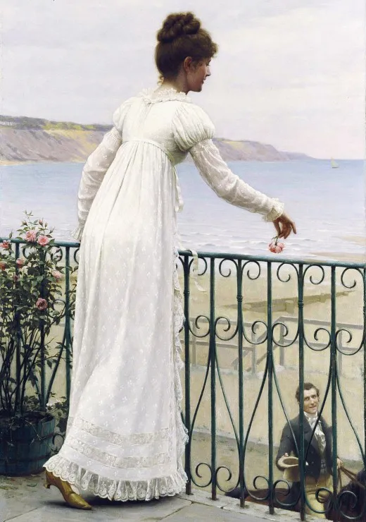 Edmund Blair Leighton : A Favour, 1898