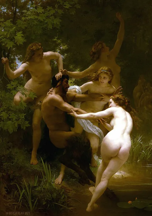 William Bouguereau : Les Nymphes et le Satyre, 1873