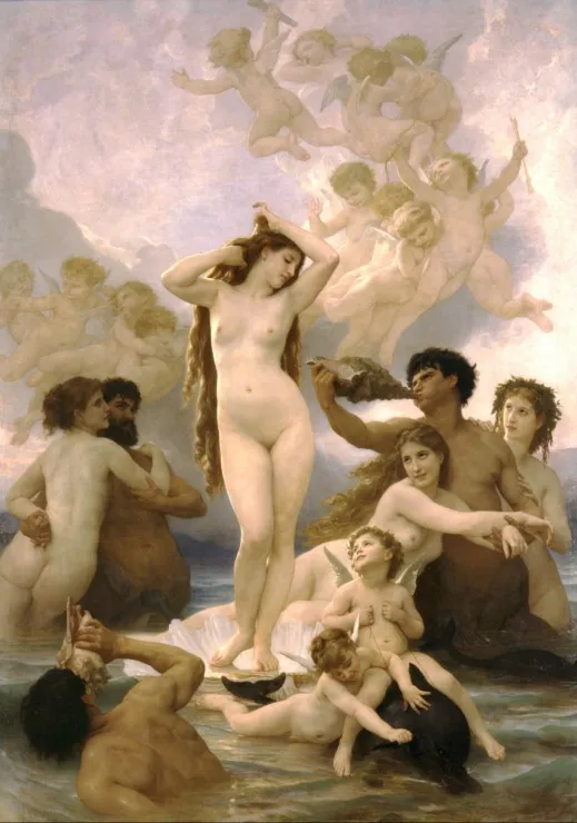 William Bouguereau : La Naissance de Vénus, 1879