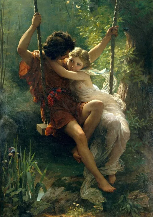 Pierre-Auguste Cot : Le Printemps, 1873