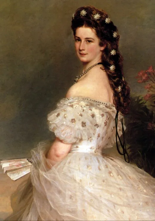 Franz Xaver Winterhalter : L'impératrice Elisabeth d'Autriche, 1865