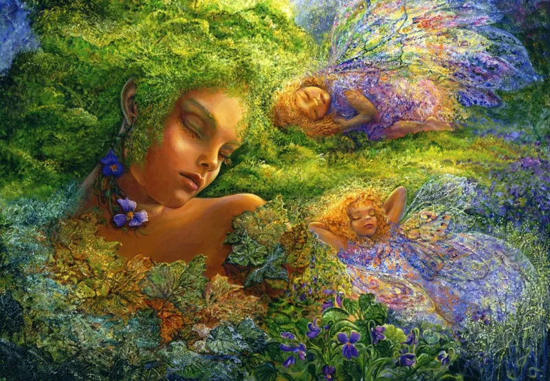 Josephine Wall - Moss Maiden
