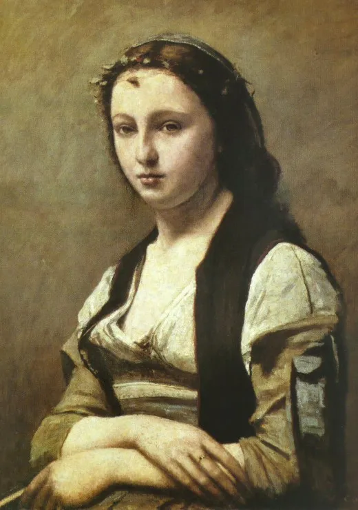 Jean-Baptiste Camille Corot : La Femme à la Perle, 1869