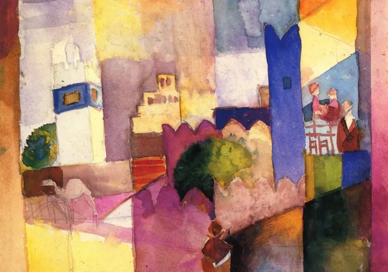 August Macke - Kairouan (III), 1914