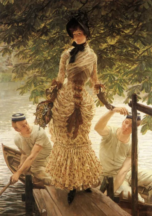 James Tissot : Sur la Tamise, 1882