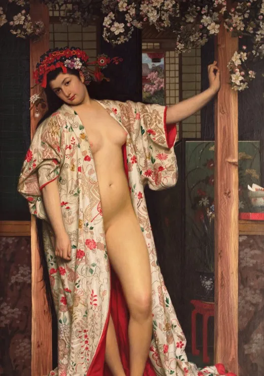 James Tissot : La japonaise au Bain, 1864
