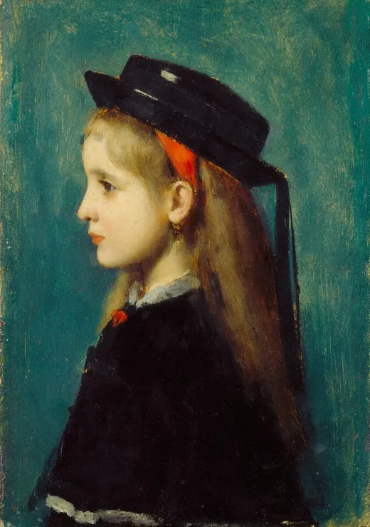 Jean-Jacques Henner : Fille Alsacienne, 1873