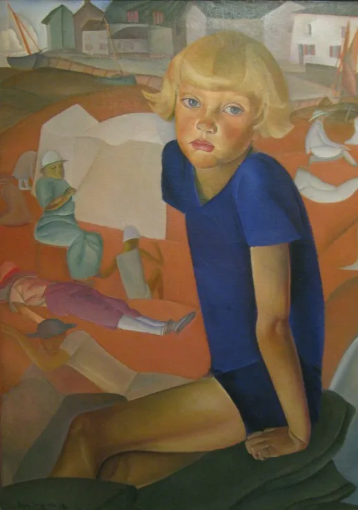 Boris Grigoriev : Portrait du Fils de l'Artiste - Kirill, 1920