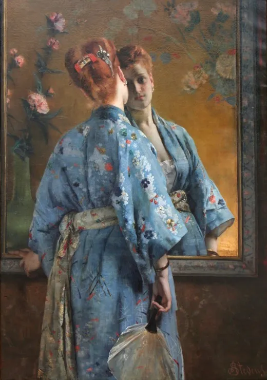Alfred Stevens : La Parisienne Japonaise, 1872