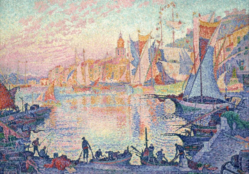 Paul Signac : Le Port de Saint-Tropez, 1901