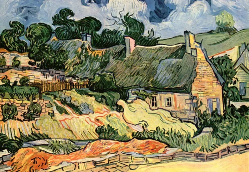 Vincent Van Gogh - Les Chaumes de Cordeville, 1890