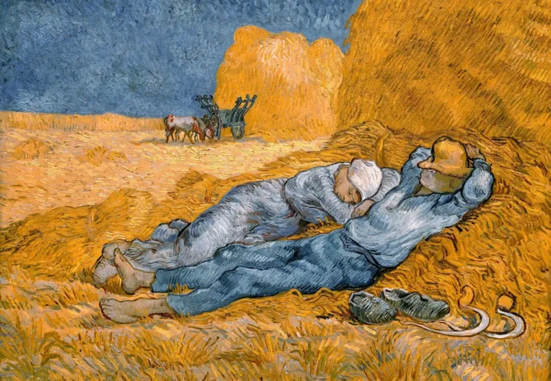 Vincent Van Gogh - La Sieste (d'après Millet), 1890