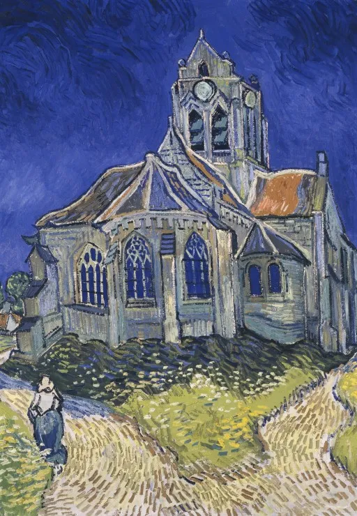 Vincent Van Gogh - The Church in Auvers-sur-Oise, 1890