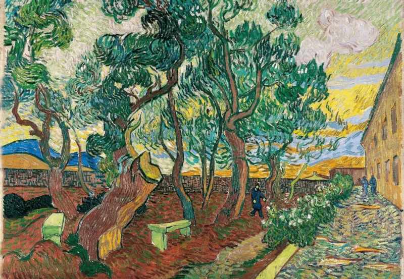 Vincent Van Gogh - Le parc de l'hôpital, 1889